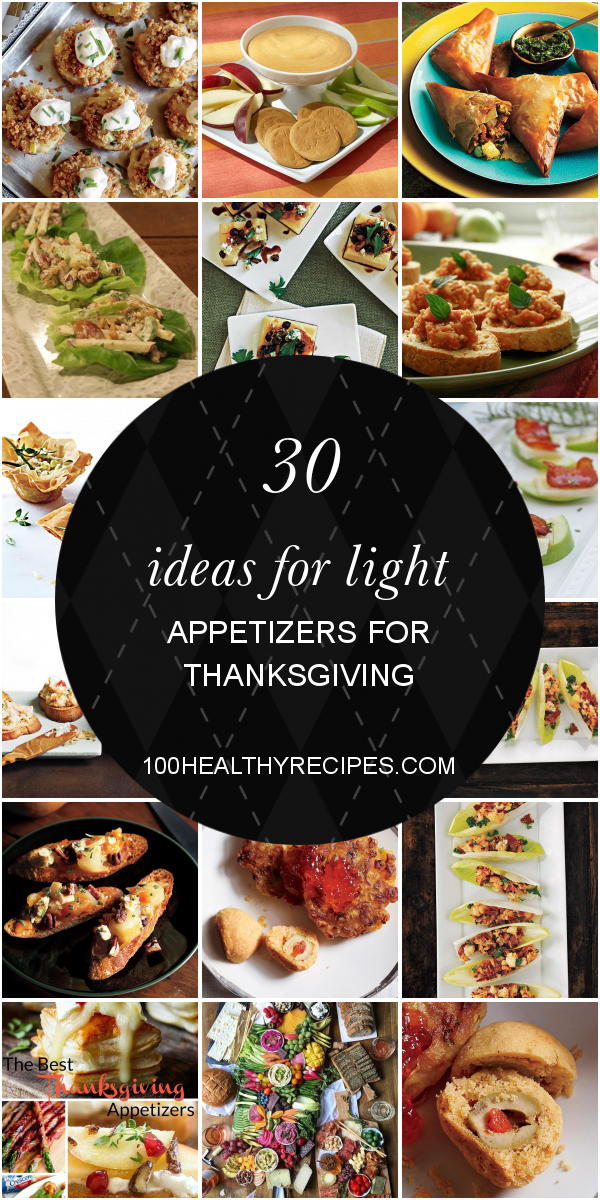 Light Appetizers For Thanksgiving